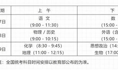 湖南2017年高考时间,2017高考时间湖南