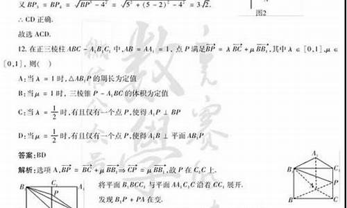 山东数学高考题答案大全,山东数学高考题答案