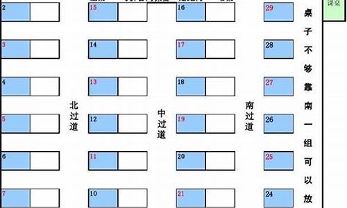 高中高考座位_高考座位布置