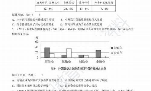 2014高考历史选择题_2014年全国高考历史一卷