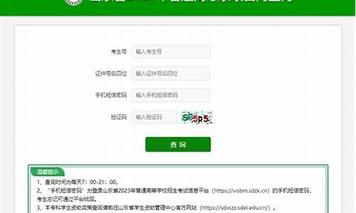 山东招生考试院录取结果查询,山东省招考院录取查询