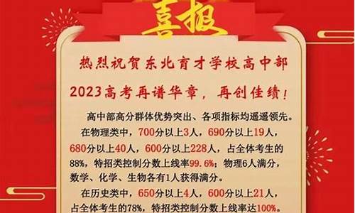 东北育才2017高考,东北育才高考喜报2018