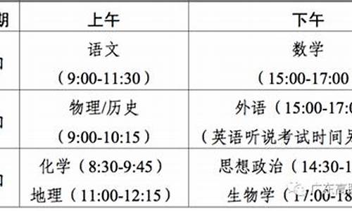 今年高考的时间几点到几点-今年高考的时间是哪天